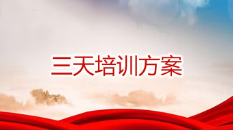 3天方案